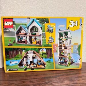 LEGO Creator 3 in 1 Cozy House Kit, Rebuild into 3 Different Houses, 31139